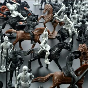 Ensemble de Figurines Médiévales de Bataille