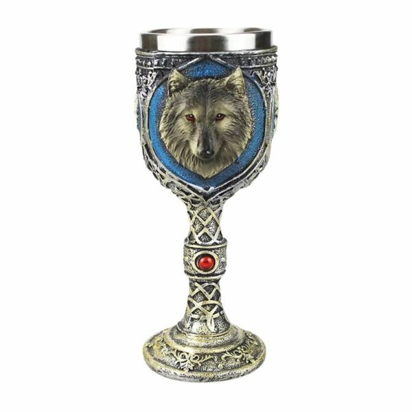 Verre médiéval Légende du Loup