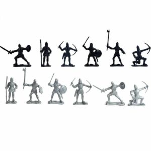 Lot de 60 figurines médiévales de bataille – Image 2