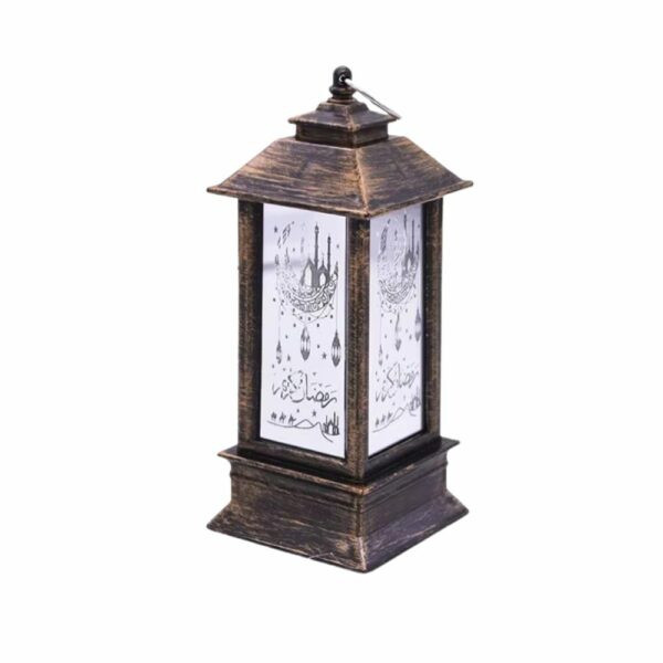 Lanterne médiévale décorative couleur bronze