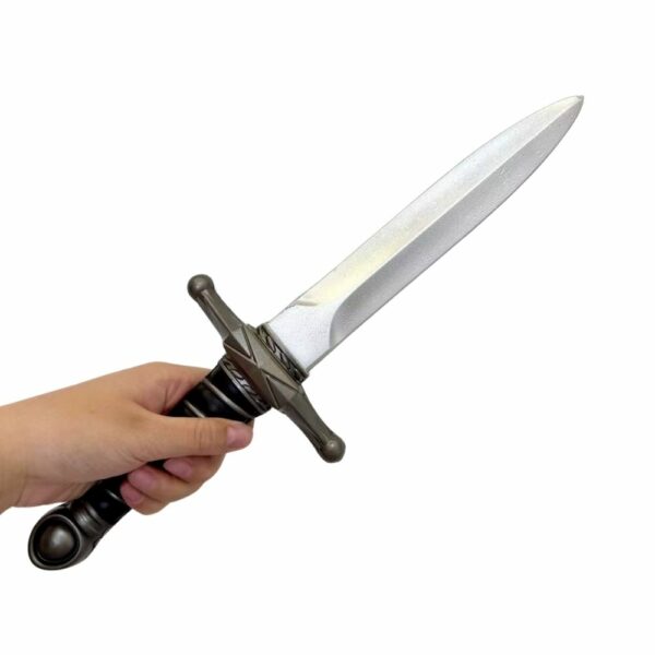 Dague médiévale à garde croisée – 45 cm (en caoutchouc PU)