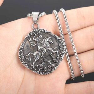 Collier clé gothique au crâne – Image 2