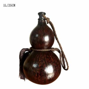 Calebasse médiévale avec cordon