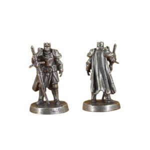 Figurine roi chevalier en métal
