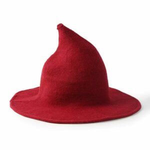 Chapeau médiéval pointu rouge