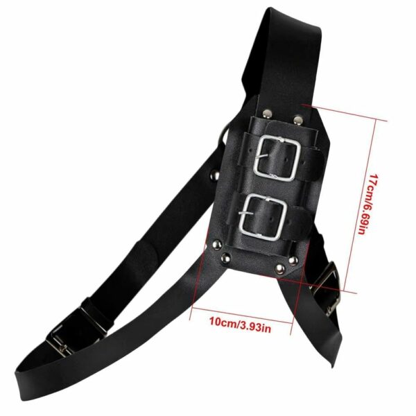 Harnais médiéval pour épée en simili cuir – Image 4