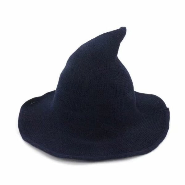 Chapeau médiéval pointu noir