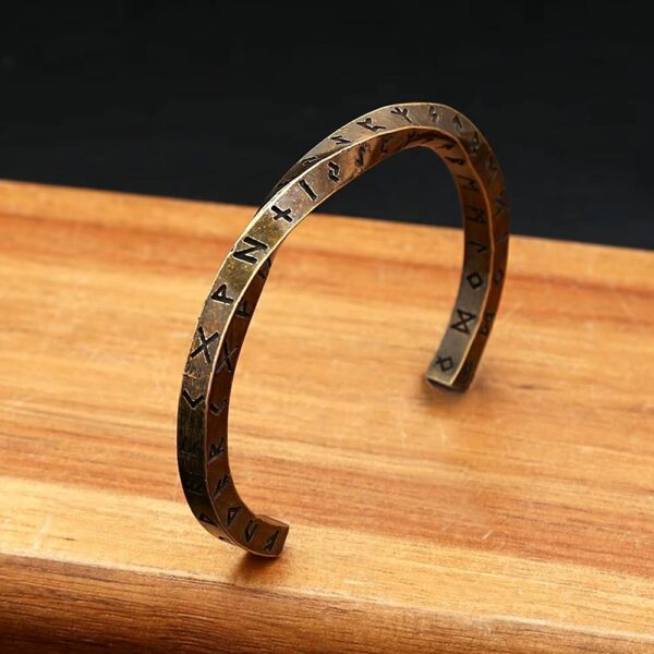 Bracelet viking couleur bronze