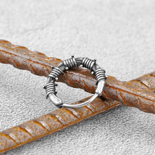 Boucles d’oreilles viking – Cercles de Fer Forgé