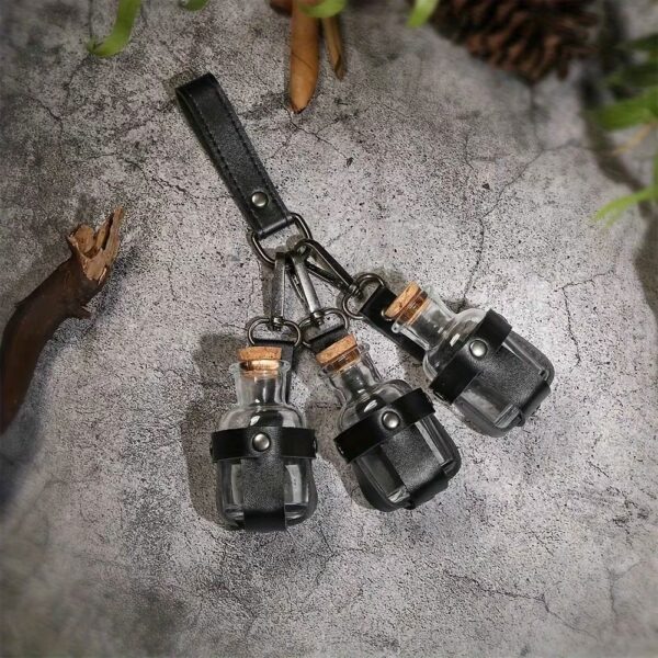 Porte-fioles médiéval – 3 flacons