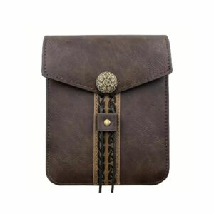 Bourse médiévale viking marron – Image 1