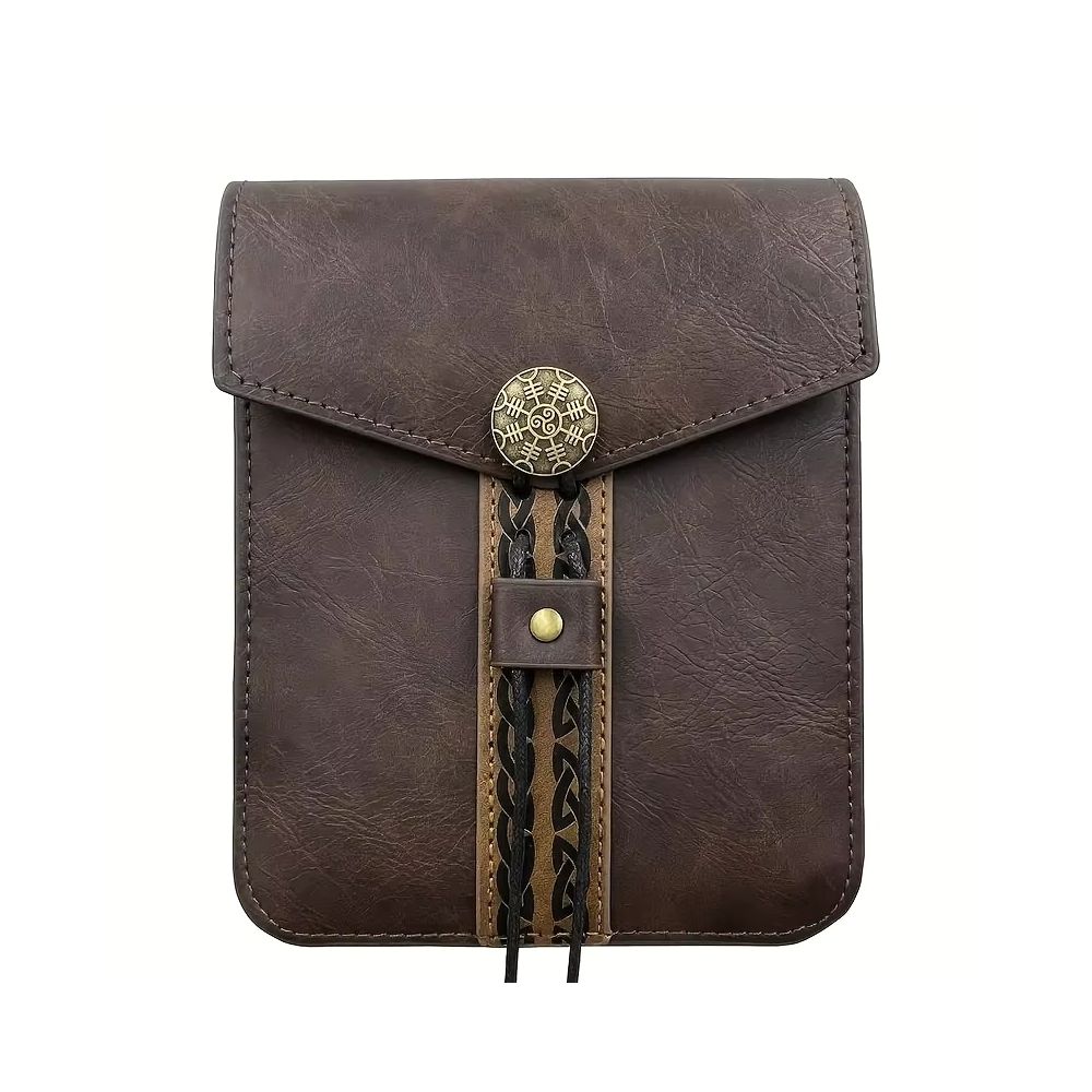 Bourse médiévale viking marron – Image 1