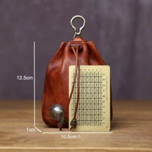 Bourse médiévale avec médaille dorée (4 coloris) – Image 6