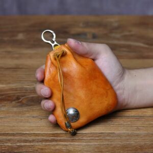 Bourse médiévale avec médaille dorée (4 coloris) – Image 2