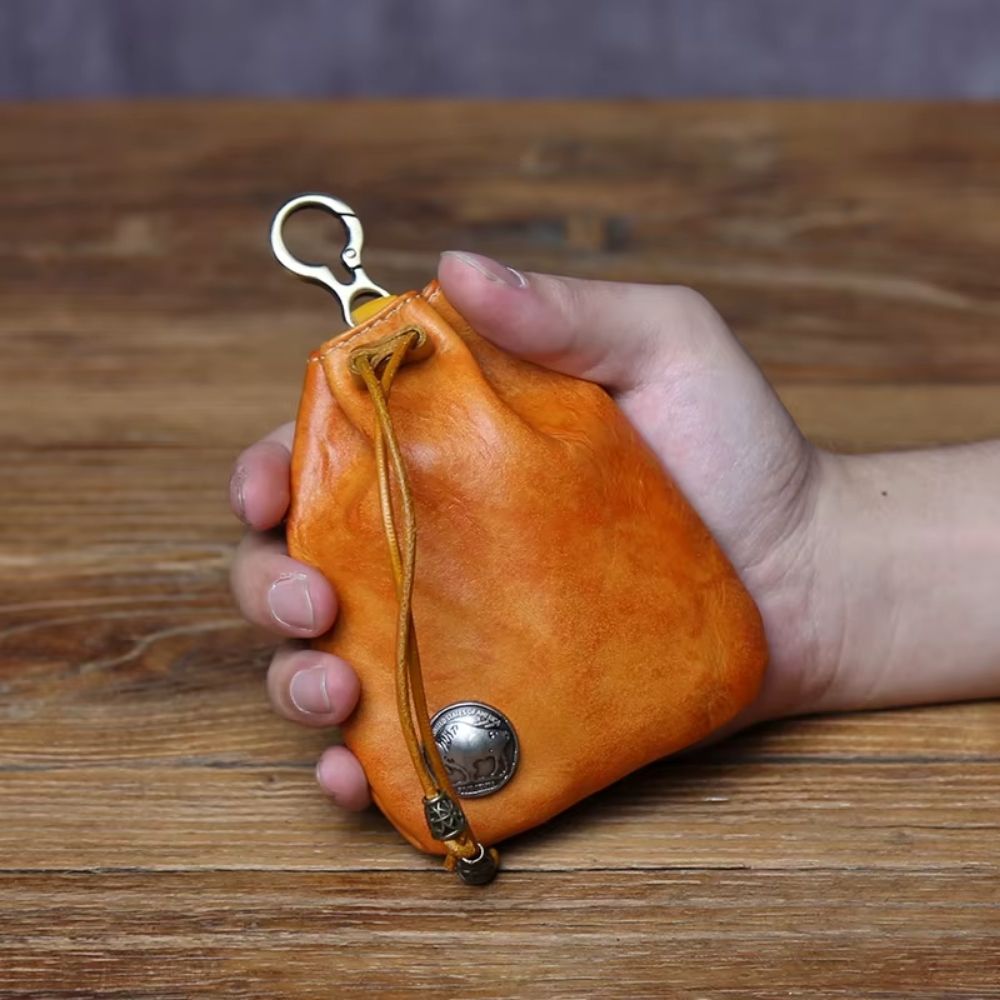 Bourse médiévale avec médaille dorée (4 coloris) – Image 2