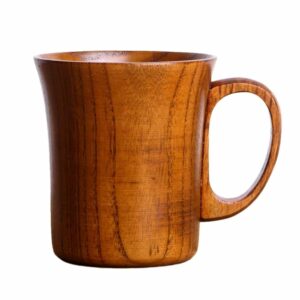 Tasse médiévale évasée en bois – Image 1