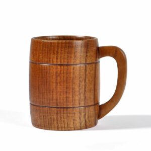 Tasse médiévale tonneau en bois – Image 1