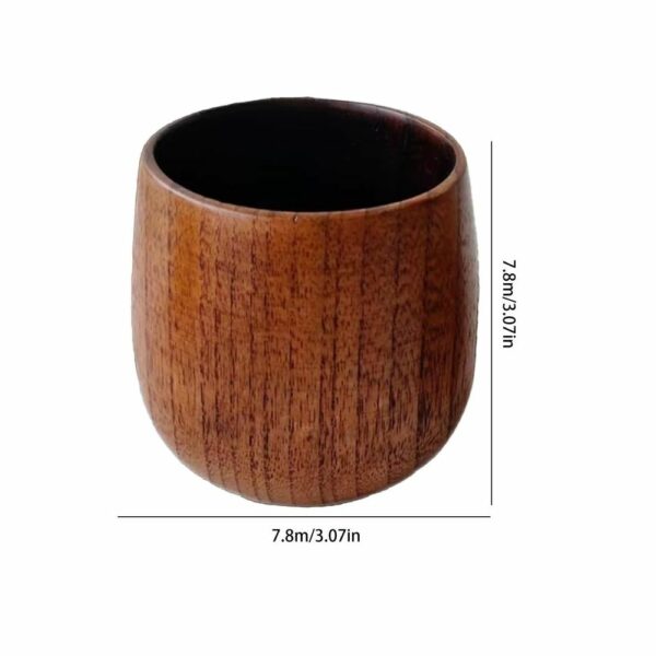 Gobelets médiévaux en bois d'acacia