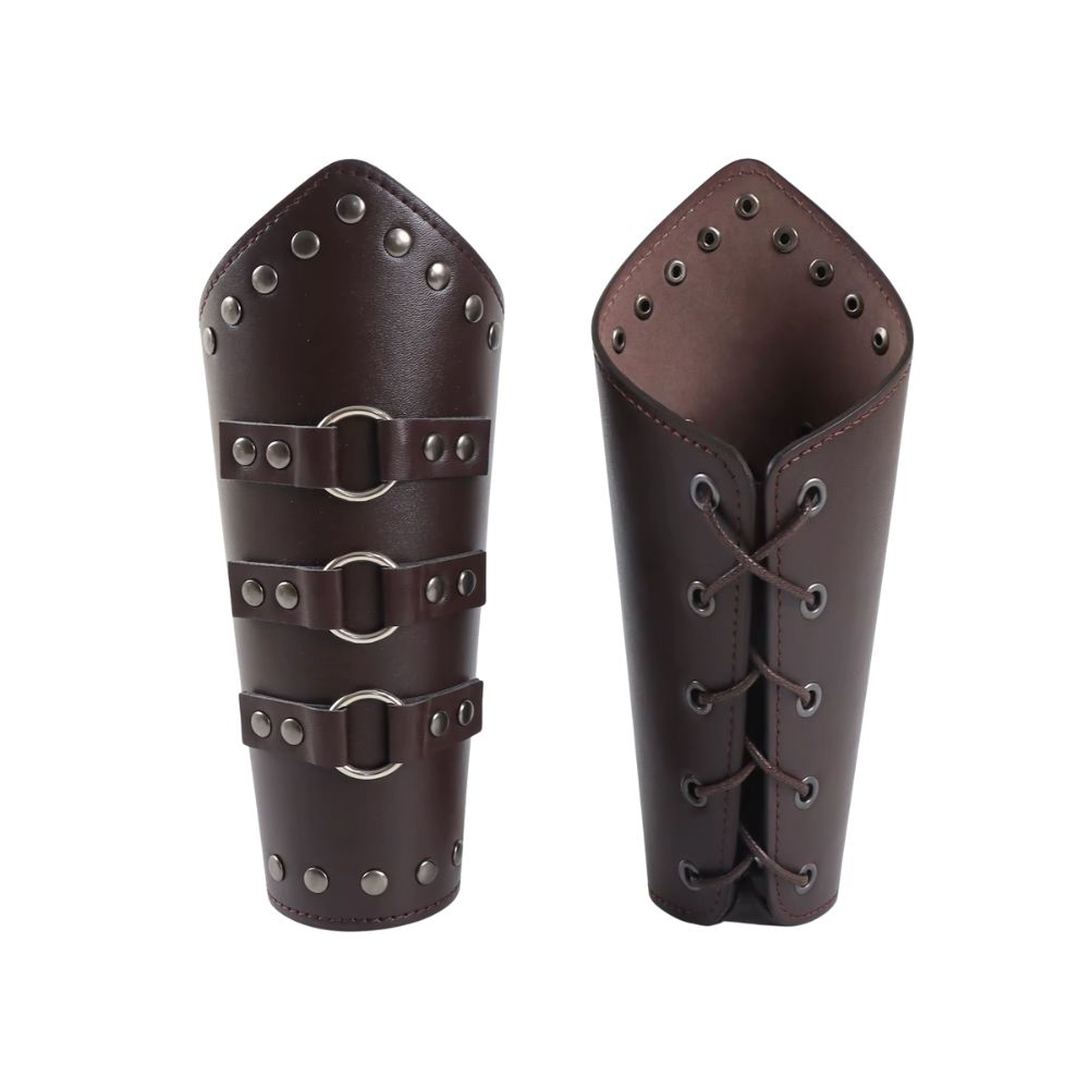 Brassards médiévaux à anneaux et rivets – Image 1