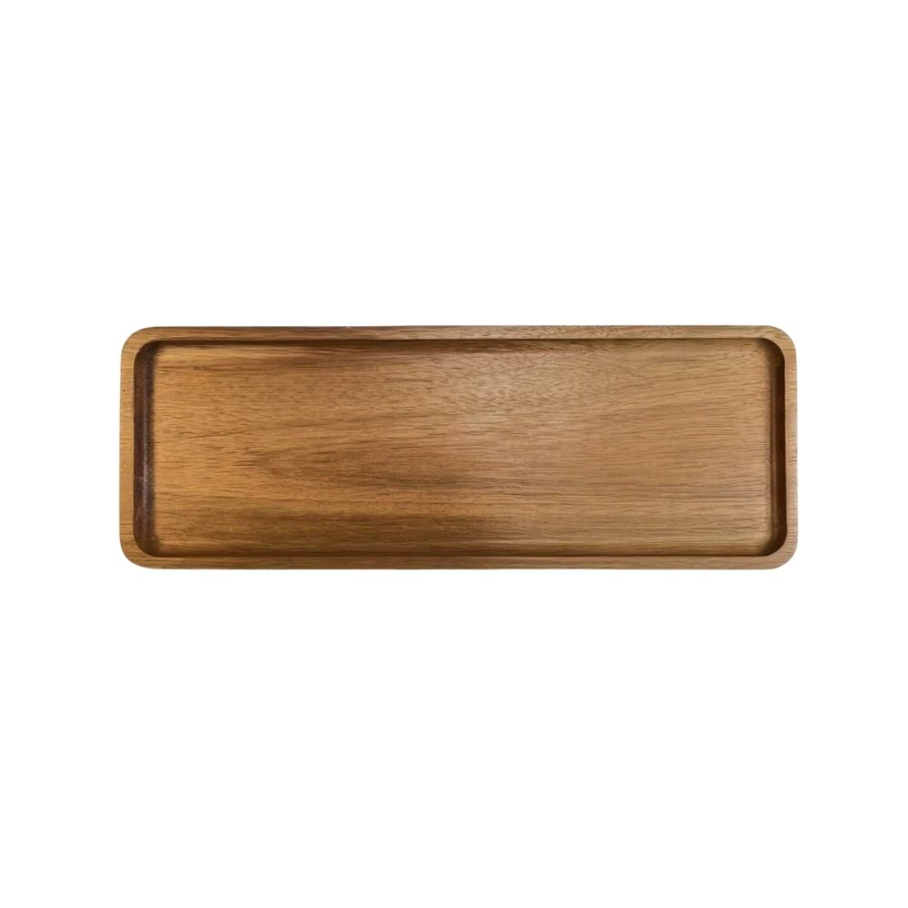Petit plateau rectangulaire médiéval en bois – Image 1