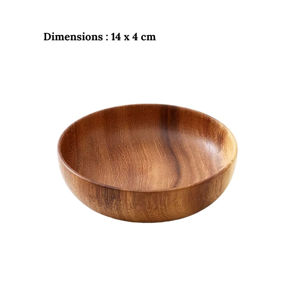 Grand bol médiéval en bois d