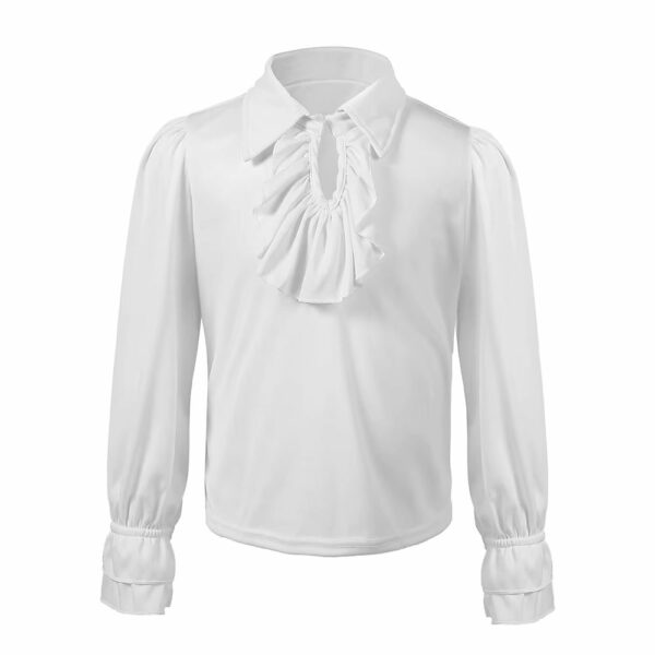 Chemise médiévale à jabot pour enfant