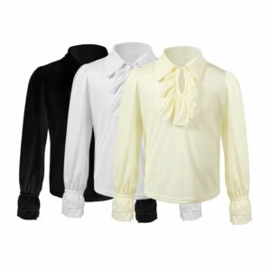 Chemise médiévale à jabot pour enfant – Image 1