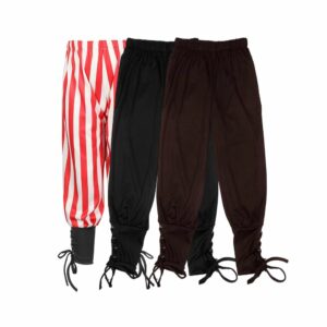 Pantalon médiéval pour enfant avec liens ajustables – Image 1