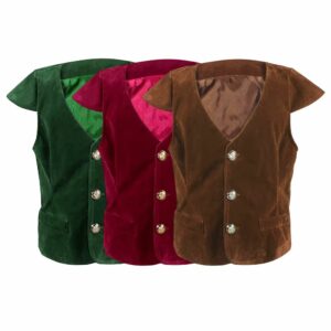 Gilet médiéval boutonné pour enfant – Image 1