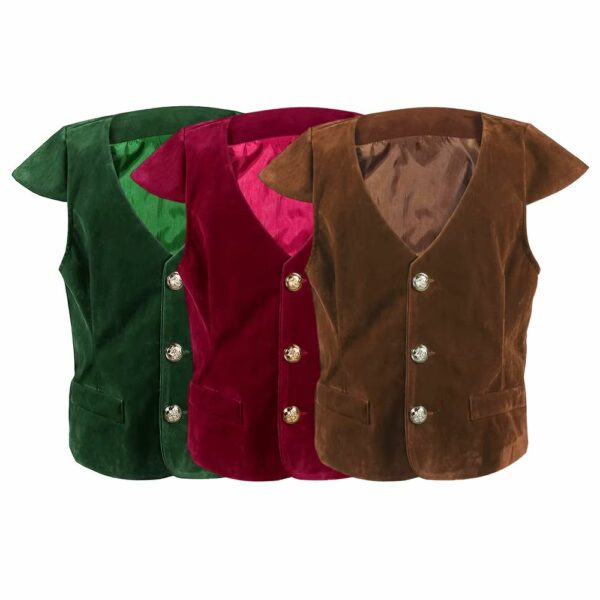 Gilet médiéval boutonné pour enfant